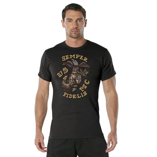 Rothco 11775 USMC Semper Fidelis T-Shirt von ROTHCO