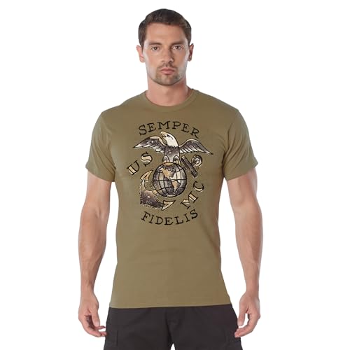 Rothco 11780 USMC Semper Fidelis T-Shirt von ROTHCO