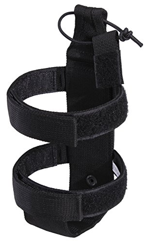 Rothco Leichter MOLLE Flaschenhalter, Schwarz, Nylon, Ideal für Wandern und Camping Rothco Leichter MOLLE Flaschenhalter, Schwarz, Nylon, Ideal für Wandern und Camping von ROTHCO