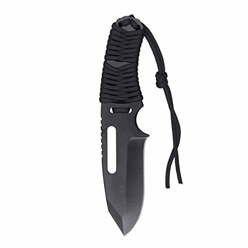 Rothco Paracord-Messer mit Feueranzünder, groß, Schwarz von ROTHCO