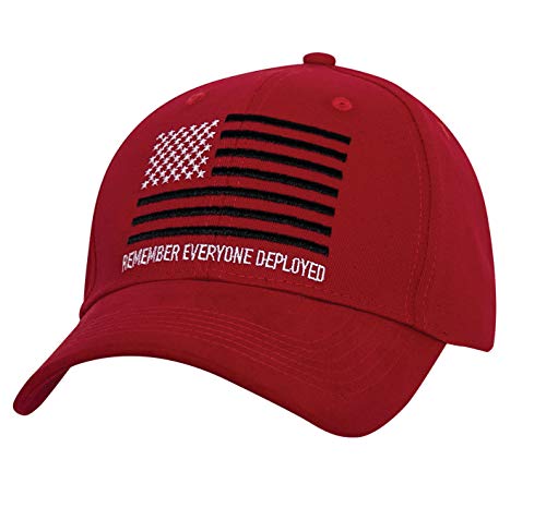 Rothco R.E.D. (Remember Everyone Deployed) Low Profile Cap Red von ROTHCO