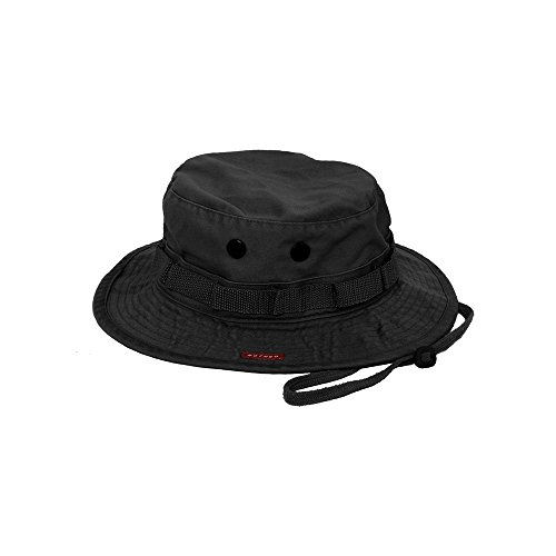 Rothco Vintage Boonie Hat, Black - 7 1/4 von ROTHCO