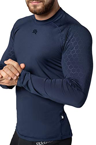 ROUGH RADICAL Herren Funktionsshirt Sportshirt Langarmshirt Longsleeve Fitness Laufshirt Stone LS (dunkelblau, M) von ROUGH RADICAL