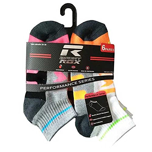 ROX Pack 6 Pares CALCETINES R-SIROCO - Multicolor, 39-42 ROX Pack 6 Pares CALCETINES R-SIROCO - Multicolor, 39-42 von ROX
