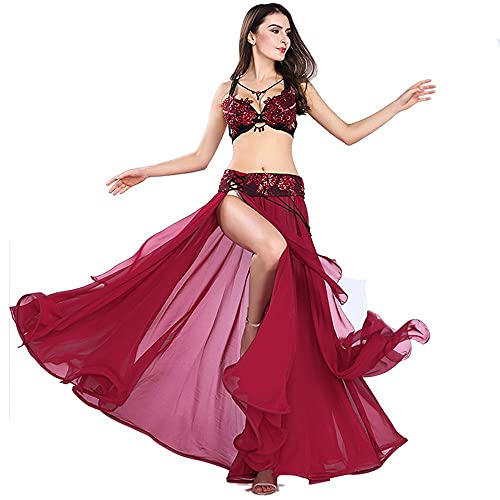 ROYAL SMEELA Bauchtanz Kostüm Damen Set Bauch Tanzen BH Gürtel Rock Anzug Bauch tanzen Kleider Chiffon Röcke Stickerei BH Gürtel Röcke 3pcs Bauchtanz Kleid für Frauen orientalisch Bauchtanz Outfit ROYAL SMEELA Bauchtanz Kostüm Damen Set Bauch Tanzen BH Gürtel Rock Anzug Bauch tanzen Kleider Chiffon Röcke Stickerei BH Gürtel Röcke 3pcs Bauchtanz Kleid für Frauen orientalisch Bauchtanz Outfit von ROYAL SMEELA