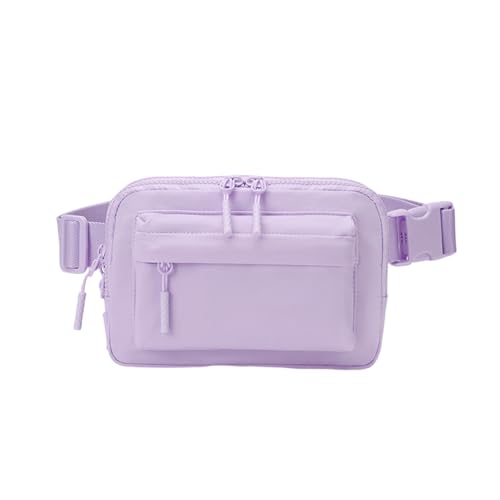 RPFROP Einfarbige Umhängetasche für Damen und Herren, einfarbig, modische Brusttasche, wasserabweisend, Hüfttasche von RPFROP