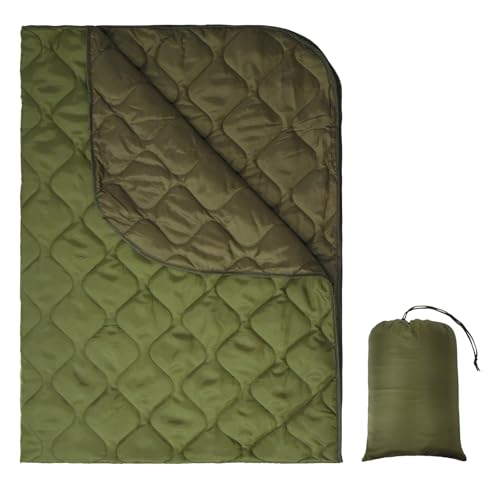 RPFROP Mehrzweck Outdoor Wasserdichter Poncho Für Outdoor Camp Steppdecke Tragbarer Umhang Leichte Picknick Matte Mit Tragetasche von RPFROP