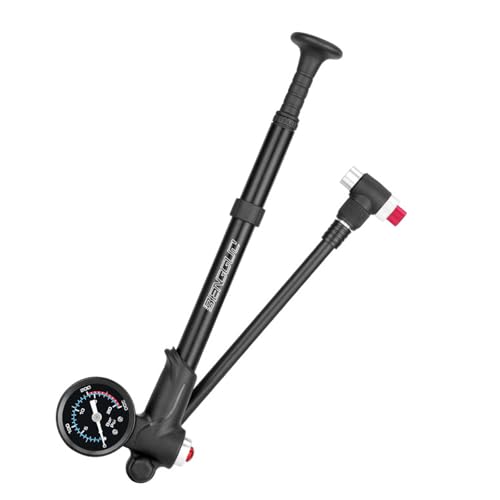 RPFROP Stoßdämpferpumpen 300PSI Luftpumpen Mit Manometer Für Mountainbike Tragbare Kleine Pumpen Inflator Für Reifenventile von RPFROP