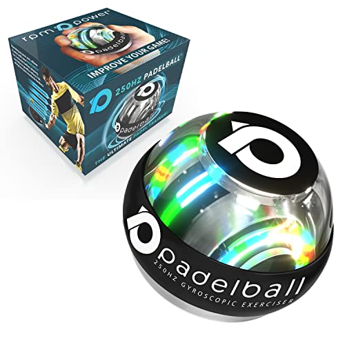 RPM Power Padelball Trainingskugel für Arm, Ellenbogen und Handgelenk, mit Gyroskop, reduziert Verletzungsrisiko, für Männer und Frauen auf jeder Ebene RPM Power Padelball Trainingskugel für Arm, Ellenbogen und Handgelenk, mit Gyroskop, reduziert Verletzungsrisiko, für Männer und Frauen auf jeder Ebene von RPM Power