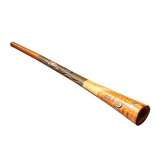 RR-YRL Didgeridoo, Holzblasinstrument, Solider Und Schwerer Alter Klang, Traditionelles Tribal-Instrument Von Ethnischen Minderheiten,B,150CM von RR-YRL