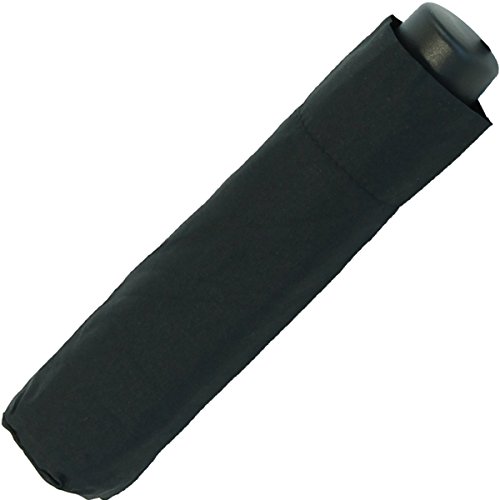 RS-Mini Taschenschirm für Damen und Herren Manual Handöffner - schwarz von RS-Versand
