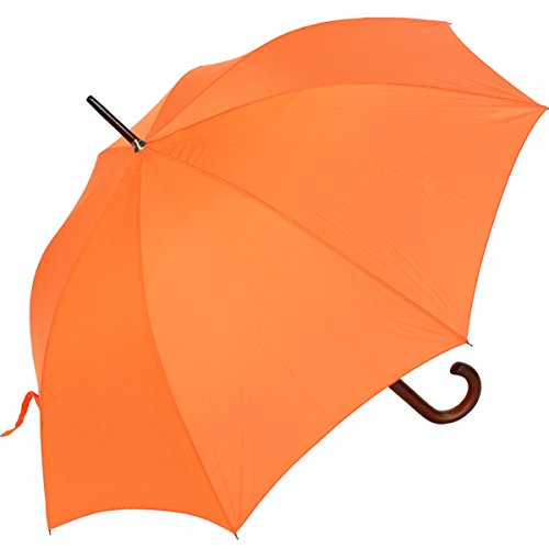 RS-Regenschirm Holzstock groß stabil für Damen und Herren mit Automatik- orange RS-Regenschirm Holzstock groß stabil für Damen und Herren mit Automatik- orange von RS-Versand