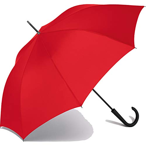 RS-Stockschirm Exklusiv sturmsicher mit Automatik Fiberglas-Streben - Rot RS-Stockschirm Exklusiv sturmsicher mit Automatik Fiberglas-Streben - Rot von RS-Versand