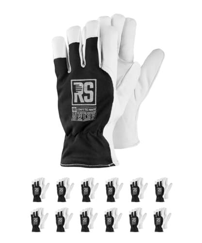 RS COMFO TEC WINTER Montage-Handschuhe verstärktes Ziegenleder isoliert mit InsTech/Größe 10, 12 Paar/Weiß/Schwarz/für Präzisionsarbeiten/Arbeitshandschuhe Lederhandschuhe Schutzhandschuhe RS COMFO TEC WINTER Montage-Handschuhe verstärktes Ziegenleder isoliert mit InsTech/Größe 10, 12 Paar/Weiß/Schwarz/für Präzisionsarbeiten/Arbeitshandschuhe Lederhandschuhe Schutzhandschuhe von RS