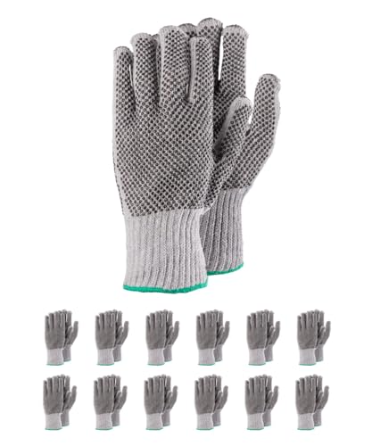RS ECO GRIPPER/Montagehandschuhe Gepunkteter Handschuh auf gestricktem Baumwolleinsatz/Größe 09, 12 Paar/Grau/Handschuhe Arbeitshandschuhe/für Montage- und Lagerarbeiten RS ECO GRIPPER/Montagehandschuhe Gepunkteter Handschuh auf gestricktem Baumwolleinsatz/Größe 09, 12 Paar/Grau/Handschuhe Arbeitshandschuhe/für Montage- und Lagerarbeiten von RS