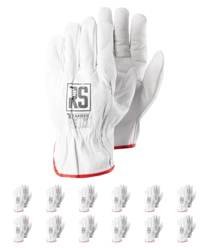 RS Premium-Fahrerhandschu Montage-Handschuhe aus Leder/Größe 11, 12 Paar/Weiss/aus hochwertigem Rindsleder Montagehandschuhe/Handschuhe Arbeitshandschuhe/die Genauigkeit erfordern RS Premium-Fahrerhandschu Montage-Handschuhe aus Leder/Größe 11, 12 Paar/Weiss/aus hochwertigem Rindsleder Montagehandschuhe/Handschuhe Arbeitshandschuhe/die Genauigkeit erfordern von RS
