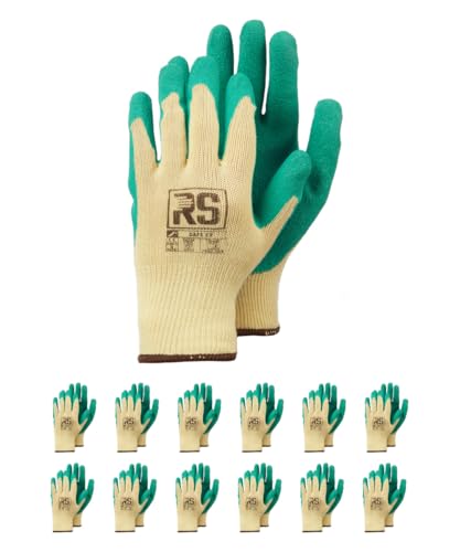 RS SAFE EX/Montagehandschuhe Latexhandschuh auf Baumwolleinsatz/Größe 11, 12 Paar/Beige Grün/Handschuhe Arbeitshandschuhe RS SAFE EX/Montagehandschuhe Latexhandschuh auf Baumwolleinsatz/Größe 11, 12 Paar/Beige Grün/Handschuhe Arbeitshandschuhe von RS