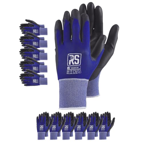 RS STROMER ESD/Montagehandschuhe Überspannungsschutz Elektrostatisch/Größe 08, 12 Paar/Blau Schwarz/Electrostatic Handschuhe Arbeitshandschuhe/Equipped with Carbon Fiber RS STROMER ESD/Montagehandschuhe Überspannungsschutz Elektrostatisch/Größe 08, 12 Paar/Blau Schwarz/Electrostatic Handschuhe Arbeitshandschuhe/Equipped with Carbon Fiber von RS