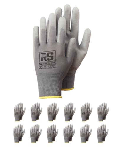RS ULTRA TEC GREY Montage-Handschuhe/Größe 10, 12 Paar/Grau/Montagehandschuhe/Arbeitshandschuhe/Schutzhandschuhe/Sicheren Halt und Präzises Arbeiten RS ULTRA TEC GREY Montage-Handschuhe/Größe 10, 12 Paar/Grau/Montagehandschuhe/Arbeitshandschuhe/Schutzhandschuhe/Sicheren Halt und Präzises Arbeiten von RS