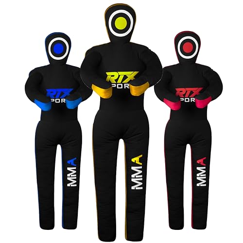 RTX MMA Judo Grappling Dummy – Boxsack für Brazilian BJJ Jiu Jitsu Standposition Wrestling BJJ Dummy für Kampfsporttraining Leinwand Ungefüllt (Yellow - 47) RTX MMA Judo Grappling Dummy – Boxsack für Brazilian BJJ Jiu Jitsu Standposition Wrestling BJJ Dummy für Kampfsporttraining Leinwand Ungefüllt (Yellow - 47) von RTX SPORTS