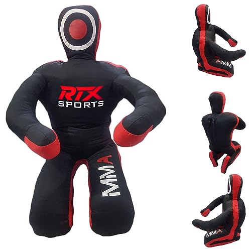 RTX MMA Judo Grappling Dummy Ungefüllt Boxsack für Brazilian Jiu Jitsu - Wrestling, Kampfsport, Selbstverteidigung, Karate, Submission-Training Sitzposition Dummy Canvas RTX MMA Judo Grappling Dummy Ungefüllt Boxsack für Brazilian Jiu Jitsu - Wrestling, Kampfsport, Selbstverteidigung, Karate, Submission-Training Sitzposition Dummy Canvas von RTX Sports