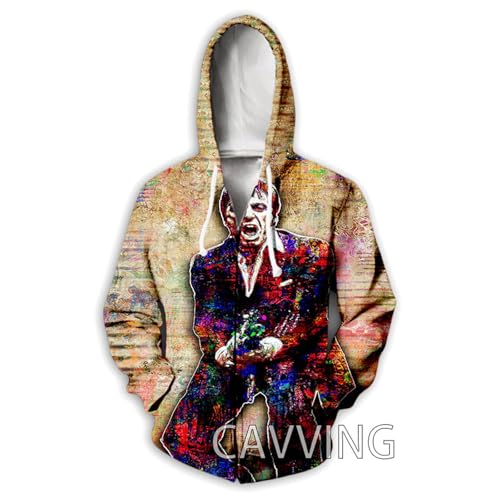 RUENAKH 3D Druck Scarface Reißverschluss Hoodies Zip Up Hooded Sweatshirts Harajuku Hoodies Hip Hop Sweatshirts J02-color11||3XL von RUENAKH