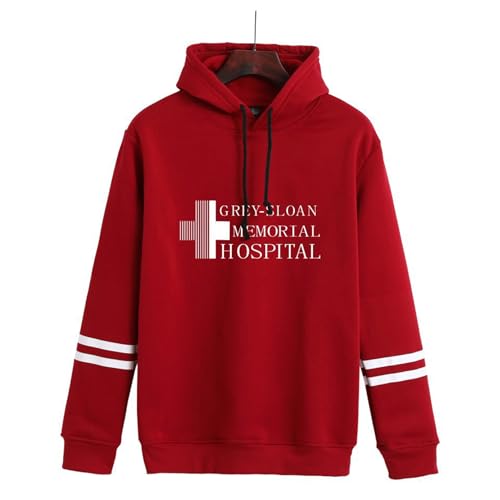 RUENAKH Lustige Tv Grau Anatomie Halten Warm Sweatshirt Grau Sloan Memorial Hospital Frauen Hoodie Casual Langarm Pullover Hoodies-color02||XXL von RUENAKH