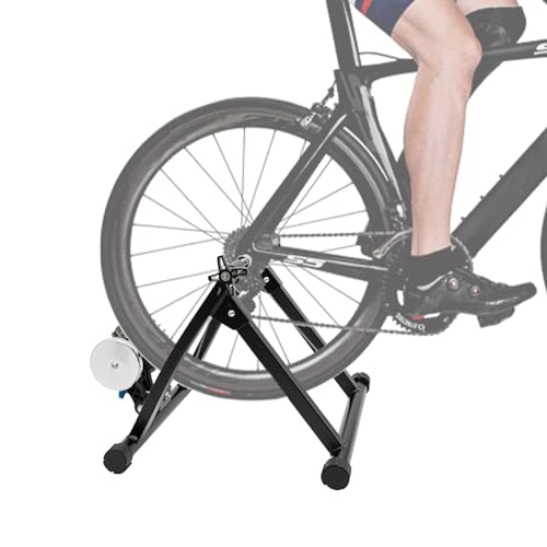 Rollentrainer Fahrrad, Fluid Fahrradtrainer-Ständer, Fahrrad Rollentrainer Indoor, Tragfähigkeit 150kg, Einstellbares Design, Geringeres Rauschen, für 26-29-Zoll-Bikes und 700C-Bikes Rollentrainer Fahrrad, Fluid Fahrradtrainer-Ständer, Fahrrad Rollentrainer Indoor, Tragfähigkeit 150kg, Einstellbares Design, Geringeres Rauschen, für 26-29-Zoll-Bikes und 700C-Bikes von RUETERY