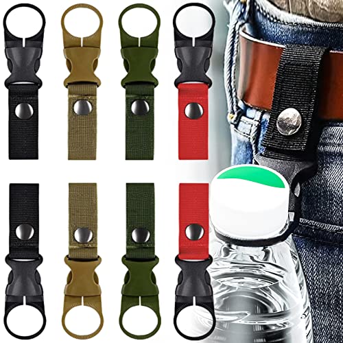 RUIJIE® 8 Stück Nylon Gürtel Flaschenhalter Clips Wasserflaschen Schnallen Halter Haken Rucksack Karabiner Haken Taktischer Schlüsselanhänger für Camping Wandern Reisen Angeln Outdoor Aktivitäten RUIJIE® 8 Stück Nylon Gürtel Flaschenhalter Clips Wasserflaschen Schnallen Halter Haken Rucksack Karabiner Haken Taktischer Schlüsselanhänger für Camping Wandern Reisen Angeln Outdoor Aktivitäten von RUIJIE