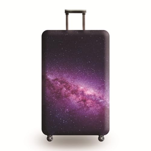 Kofferbezug Gepäckabdeckung 3D Blau Lila Orange Stern Sternenhimmel Druck Elastisch Waschbar Kofferschutzhülle Anti-Scratch Reisegepäckschutz für Kinder Erwachsene (Bunt 2,XL(29-32 Zoll)) von RUILBJ
