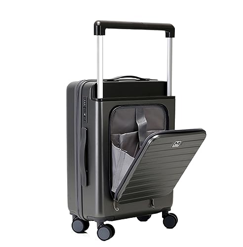 Gepäckkoffer Handgepäck 20-Zoll-Koffer mit Rädern Einstellhebel Gepäck Große Kapazität Leichtes aufgegebenes Gepäck von RUISHH