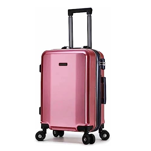 Koffer mit Rädern Aluminiumrahmen Doppelschnalle Passwort Gepäck Externer USB-Lade-Smart-Koffer von RUISHH