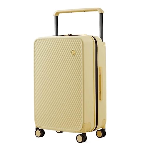 RUISHH Koffer mit großem Fassungsvermögen, Handgepäck, einziehbarer breiter Griff, Gepäck für Männer und Frauen, Geschäftsreisekoffer von RUISHH