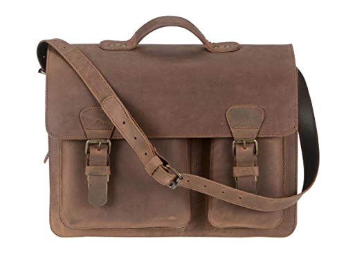 Ruitertassen Lehrertasche Leder Damen Herren Schultasche Aktentasche 2 Fächer Ranger braun Ruitertassen Lehrertasche Leder Damen Herren Schultasche Aktentasche 2 Fächer Ranger braun von RUITERTASSEN