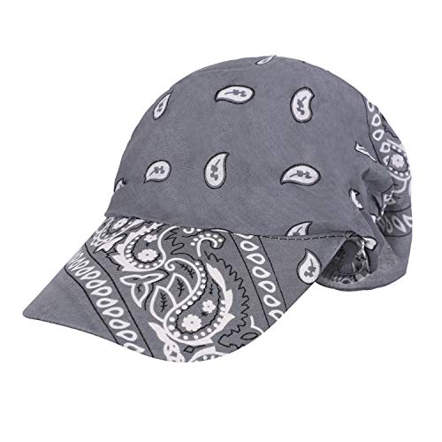 RUIXIB Damen Kopftuch Schal Cap Mützen für Haarausfall mit Schirm Bandana Cap Sommer Faltender Retro Stil Sonne-Hut Visier Kappe Anti-UV für Golf Tennis Baseball Hut RUIXIB Damen Kopftuch Schal Cap Mützen für Haarausfall mit Schirm Bandana Cap Sommer Faltender Retro Stil Sonne-Hut Visier Kappe Anti-UV für Golf Tennis Baseball Hut von RUIXIB