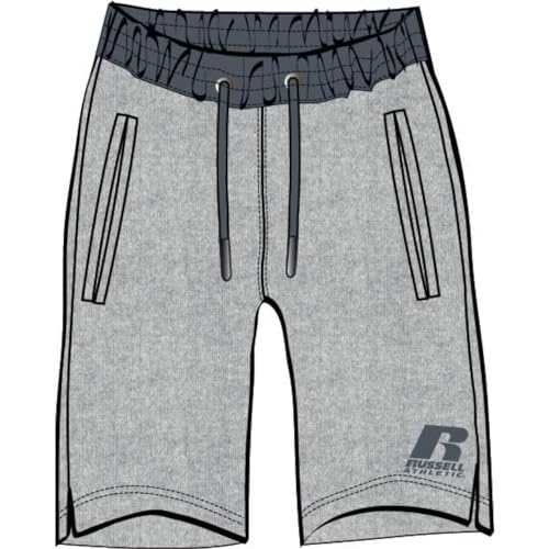 RUSSELL ATHLETIC A00461-VK-091 R SHORTS Shorts Herren NEW GREY MARL Größe M von RUSSELL ATHLETIC