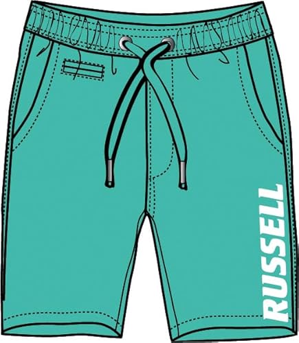 RUSSELL ATHLETIC A00661-TQ-213 Russell 1902 Shorts Shorts Herren Turquoise Größe XXL von RUSSELL ATHLETIC