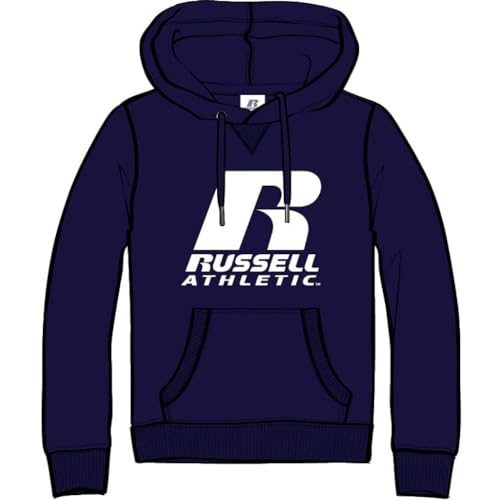 RUSSELL ATHLETIC A00711-NA-190 R Hoody Sweatshirt Herren Navy Größe L von RUSSELL ATHLETIC