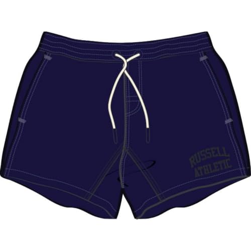 RUSSELL ATHLETIC A00871-NA-190 Logo Swim Shorts Shorts Herren Navy Größe XXL von RUSSELL ATHLETIC