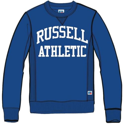 RUSSELL ATHLETIC Herren Crewneck Sweatshirt, Blau, S EU RUSSELL ATHLETIC Herren Crewneck Sweatshirt, Blau, S EU von Russell Athletic