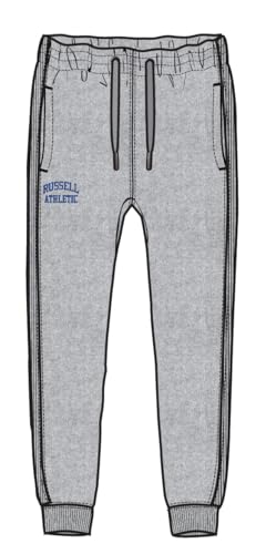 RUSSELL ATHLETIC A00981-VK-091 Cuffed Pant Pants Herren New Grey Marl Größe XXL von RUSSELL ATHLETIC