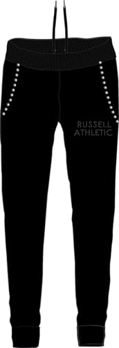 RUSSELL ATHLETIC A11272-IO-099 Cuffed Pant with Studs Pants Damen Black Größe XL RUSSELL ATHLETIC A11272-IO-099 Cuffed Pant with Studs Pants Damen Black Größe XL von Russell Athletic