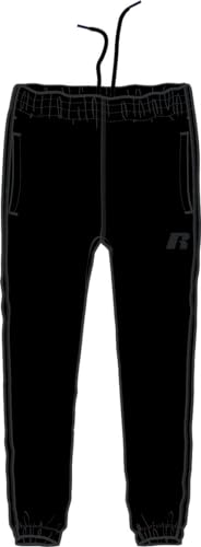 RUSSELL ATHLETIC A20051-IO-099 Elasticated Leg Pant Pants Herren Black Größe L von RUSSELL ATHLETIC