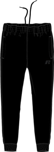 RUSSELL ATHLETIC A20112-IO-099 Cuffed Leg Pant Pants Herren Black Größe XL von RUSSELL ATHLETIC