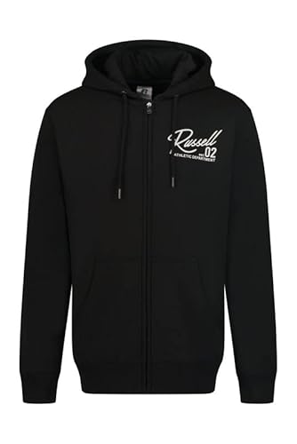 RUSSELL ATHLETIC A20292-IO-099 Zip THR Hoody Sweatshirt Herren Black Größe XL von Russell Athletic