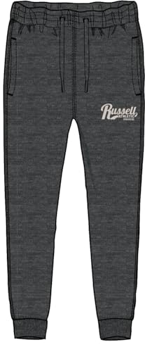 RUSSELL ATHLETIC A20332-WM-098 Cuffed Pant Pants Herren Winter Charcoal Marl Größe M von RUSSELL ATHLETIC