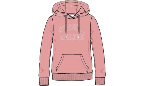 RUSSELL ATHLETIC A21092-CE-628 Pullover Hoody Sweatshirt Damen Candlelight Peach Größe XL von RUSSELL ATHLETIC