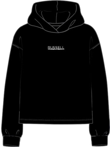 RUSSELL ATHLETIC A21192-IO-099 Hoody Sweat Sweatshirt Damen Black Größe S von RUSSELL ATHLETIC