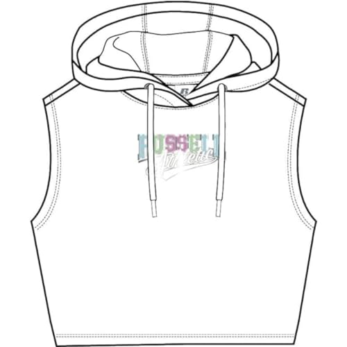RUSSELL ATHLETIC A31551-UW-001 Frances-Cropped Hoody Sweatshirt Damen White Größe L RUSSELL ATHLETIC A31551-UW-001 Frances-Cropped Hoody Sweatshirt Damen White Größe L von Russell Athletic