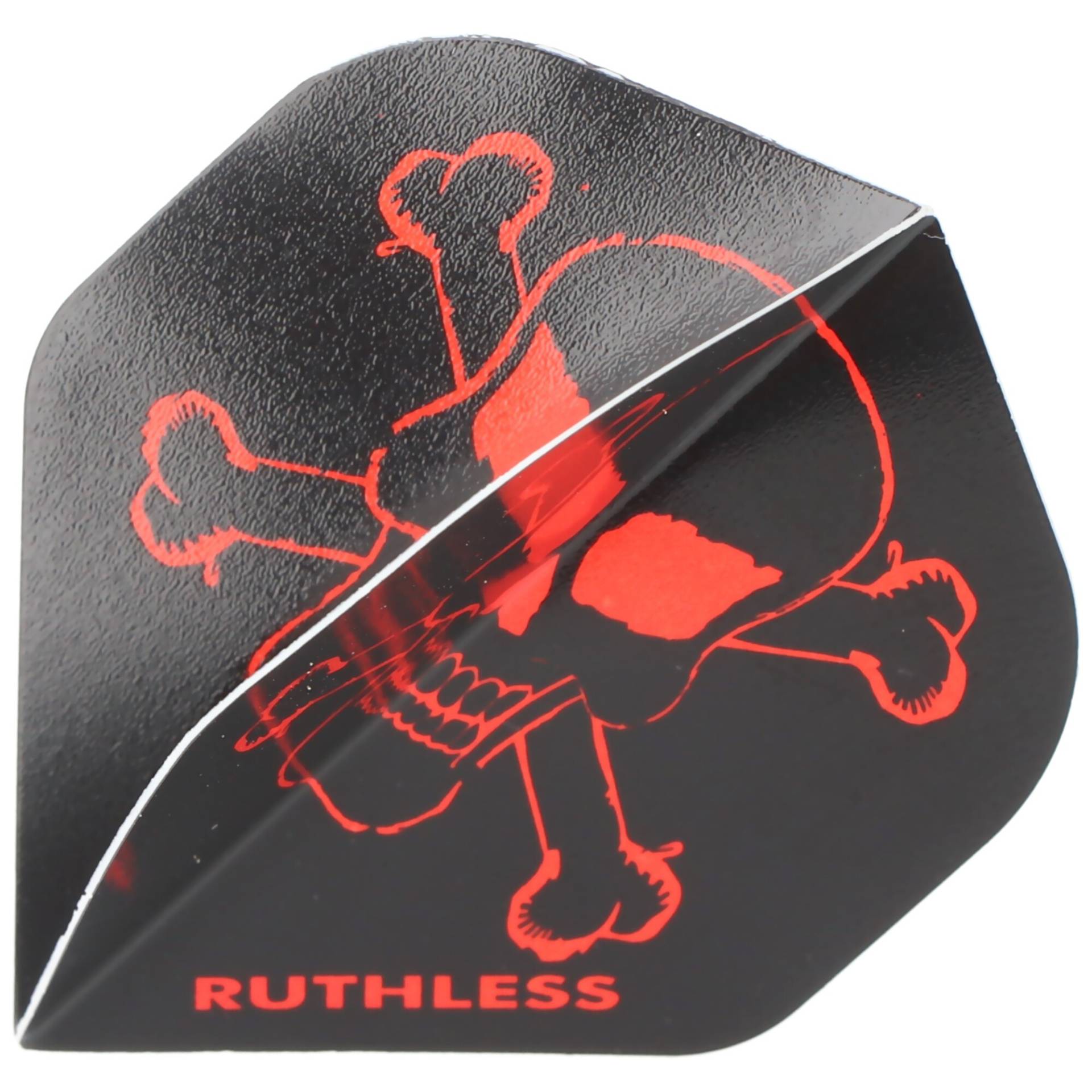 Dartflight Totenkopf schwarz rot, 3 Stück Dartflight Totenkopf schwarz rot, 3 Stück von RUTHLESS